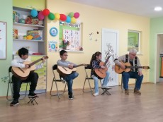 Guitar and Tambura Class led by Mr. Tsvetan Radkov