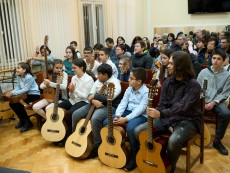 Guitar and Tambura Class led by Mr. Tsvetan Radkov