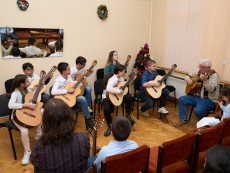 Guitar and Tambura Class led by Mr. Tsvetan Radkov