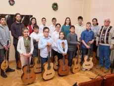 Guitar and Tambura Class led by Mr. Tsvetan Radkov